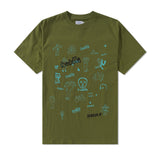 Medusa Tee, Forest Green