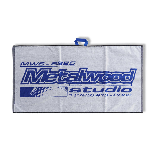 Metalwood La Brea Shop Caddie Towel, White