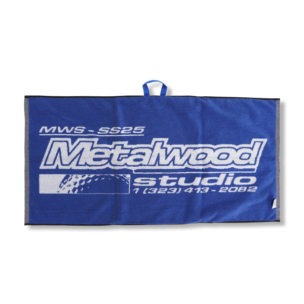 Metalwood La Brea Shop Caddie Towel, White