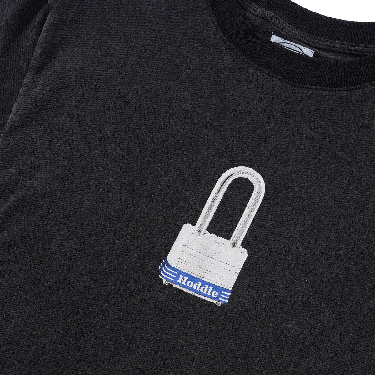 Lock Tee, Black Wash