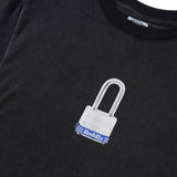 Lock Tee, Black Wash