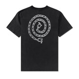 Lock Tee, Black Wash
