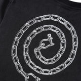 Lock Tee, Black Wash