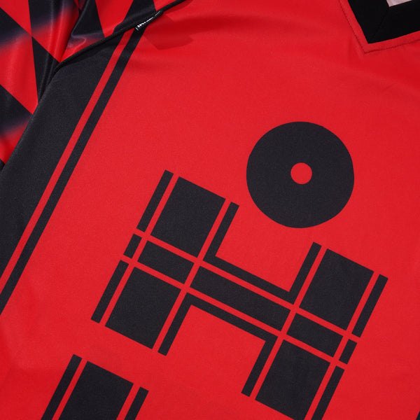 Hoddle Football Jersey, Red / Black