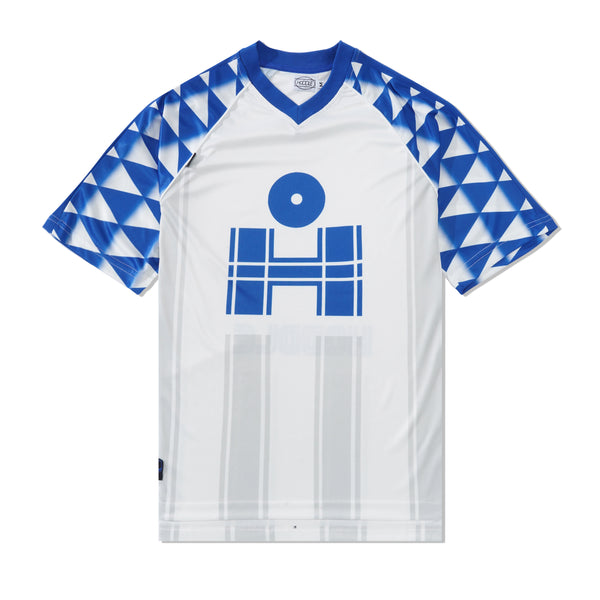 Hoddle Football Jersey, White / Blue