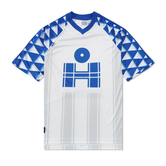 Football Jersey, White / Blue