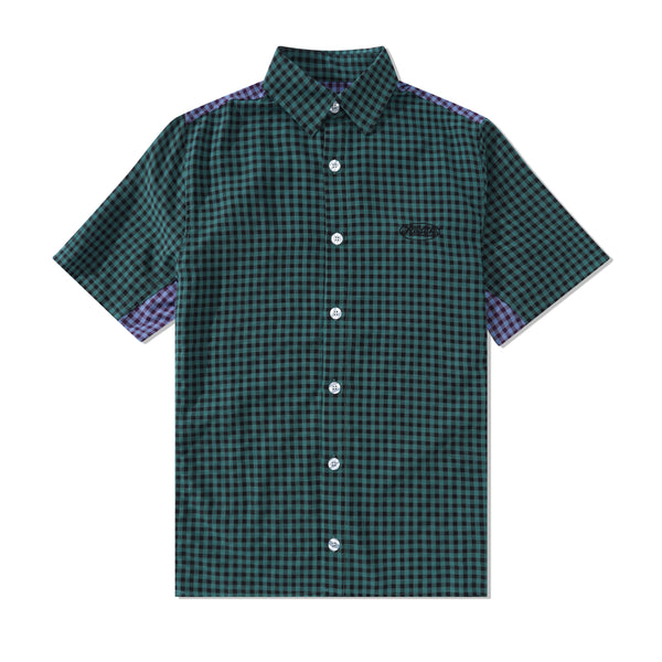 Hoddle Tour S/S Shirt, Green / Blue