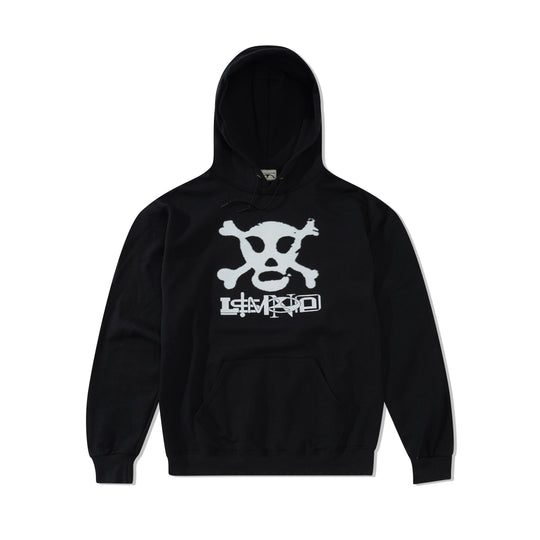 Game Over Pullover Hood, Black