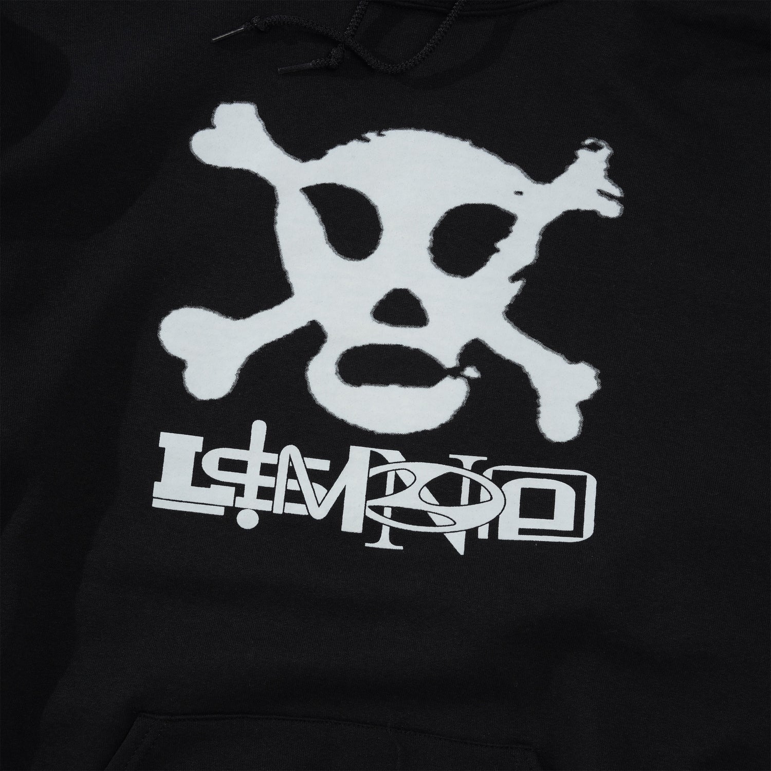 Game Over Pullover Hood, Black