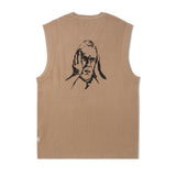 Ribbed Knit Vest, Sand
