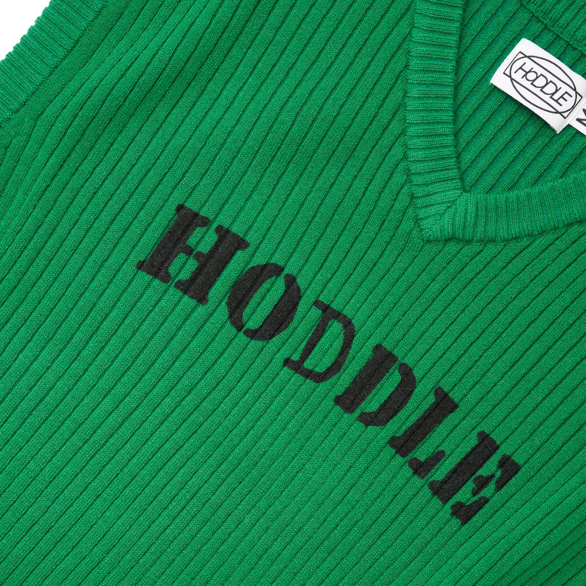 Ribbed Knit Vest, Forest Green