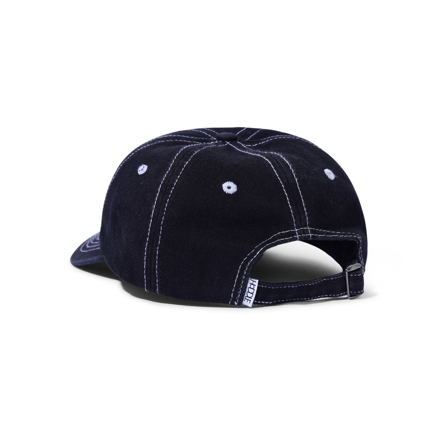 Logo Denim Hat, Black Wash