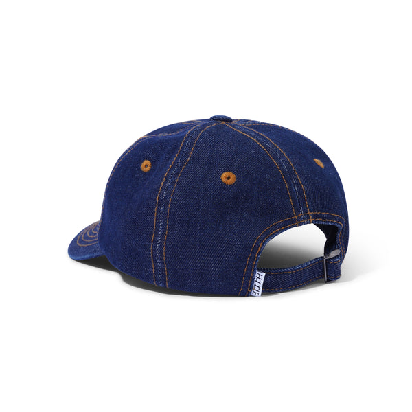 Hoddle Logo Denim Hat, Indigo Denim