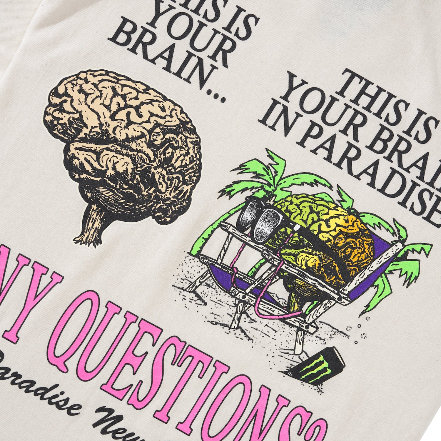 This Is Your Brain Tee, Natural