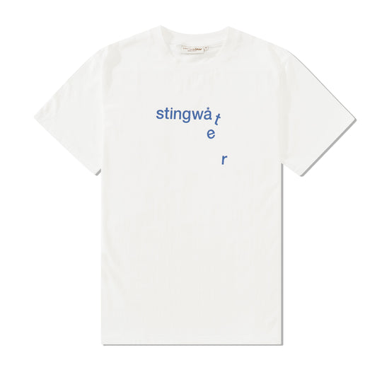 Stingwater Melting Logo Tee, White