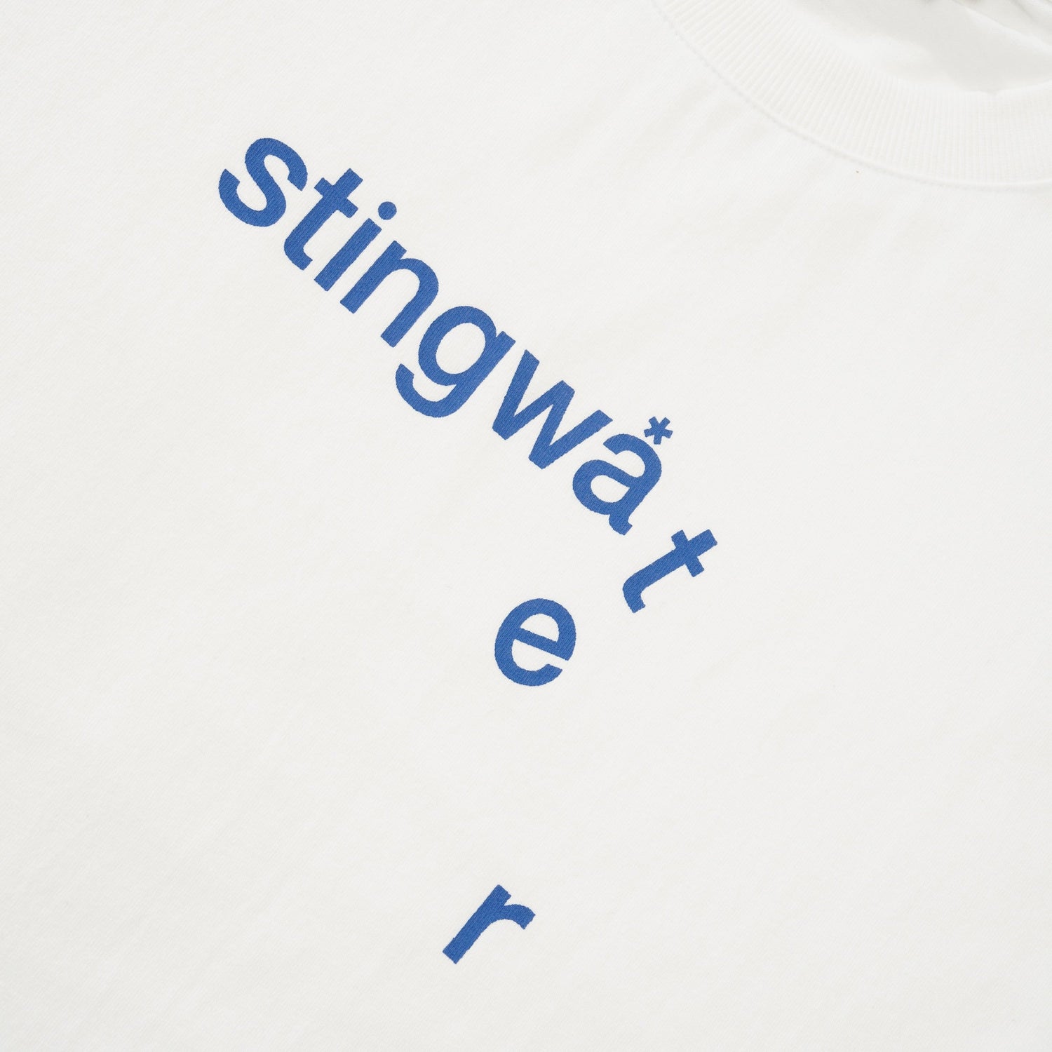 Stingwater Melting Logo Tee, White