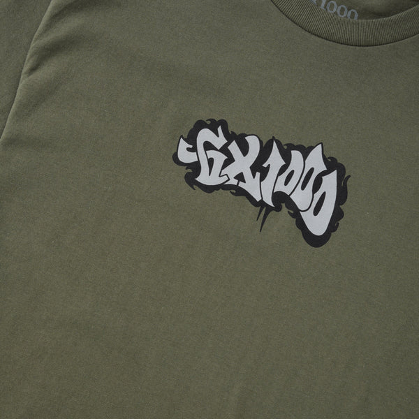 GX1000 Throwie Tee, Military Green