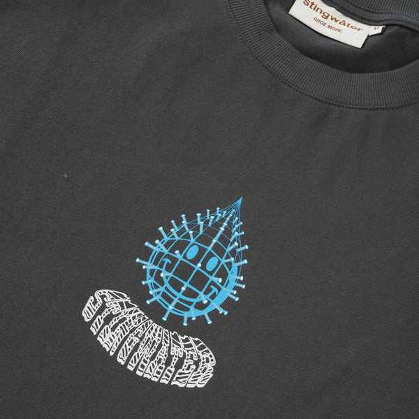 Stingwater Stingraiser Tee, Metal Grey