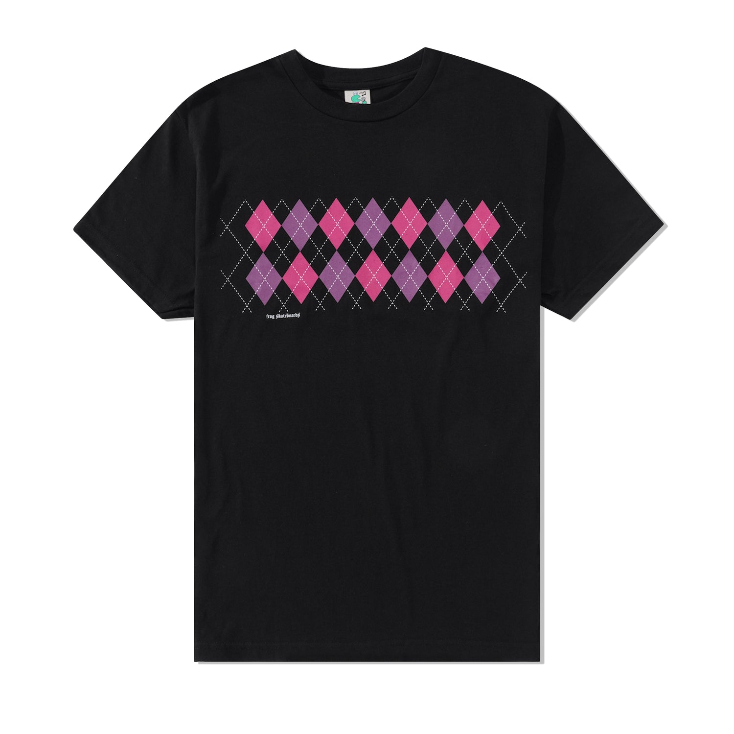 Total Argyle Tee, Black