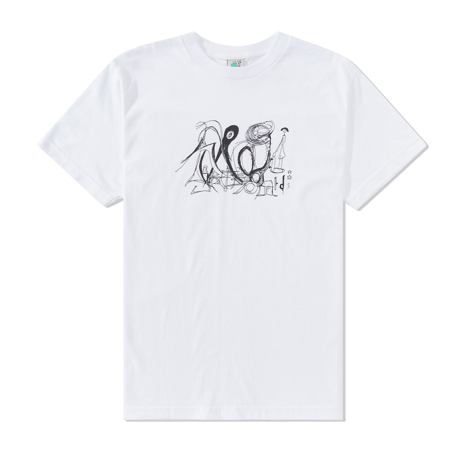 Scribble Daddy Tee, White