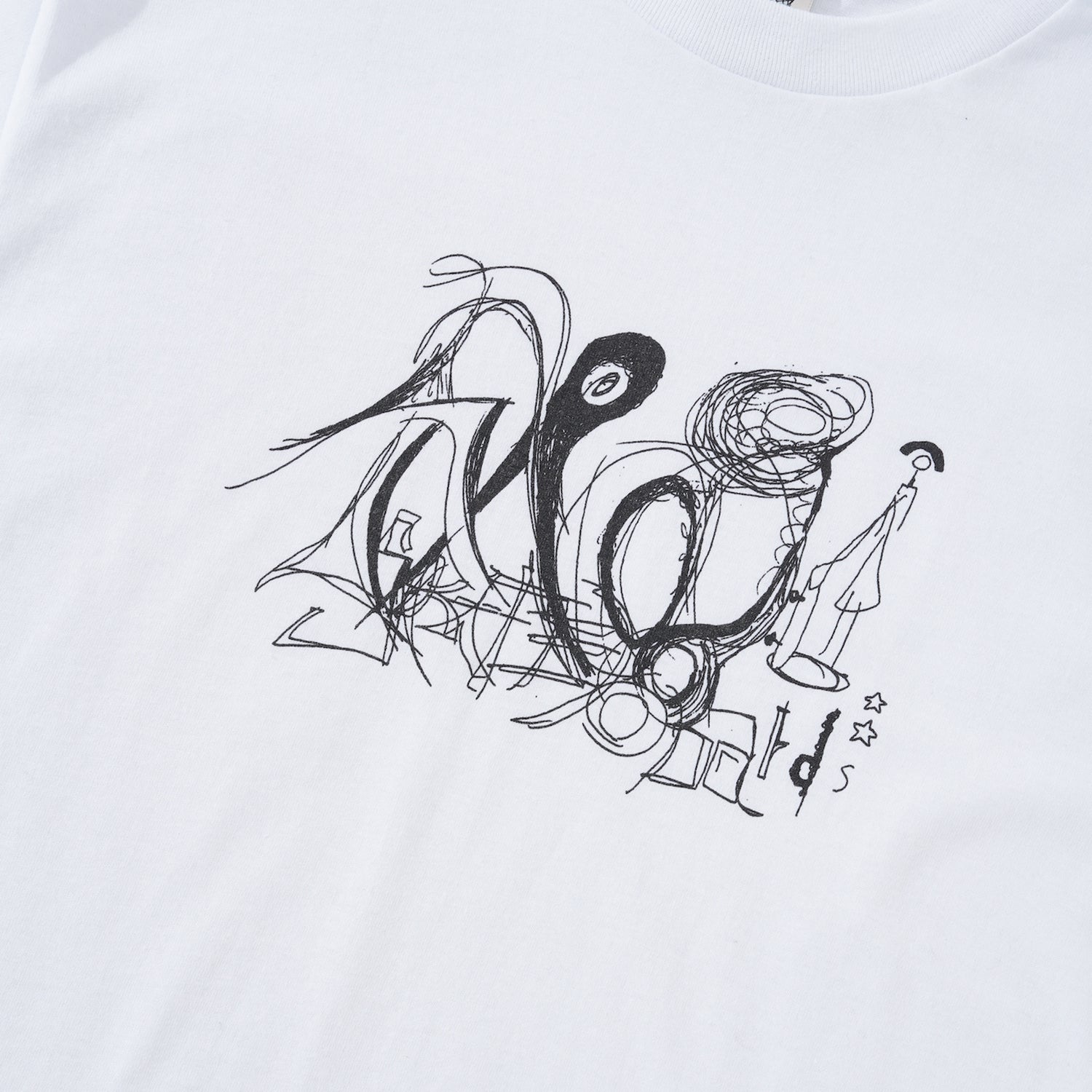 Scribble Daddy Tee, White