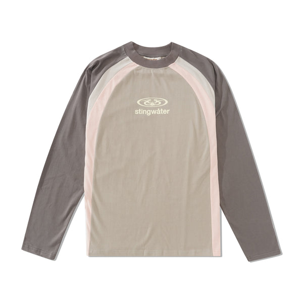 Stingwater Moses Panelled Long Sleeve Shirt, Pink