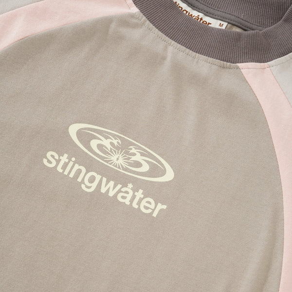 Stingwater Moses Panelled Long Sleeve Shirt, Pink