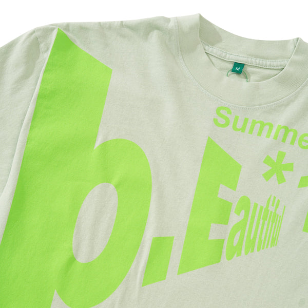 b.Eautiful Logo*12 Tee, Seafoam