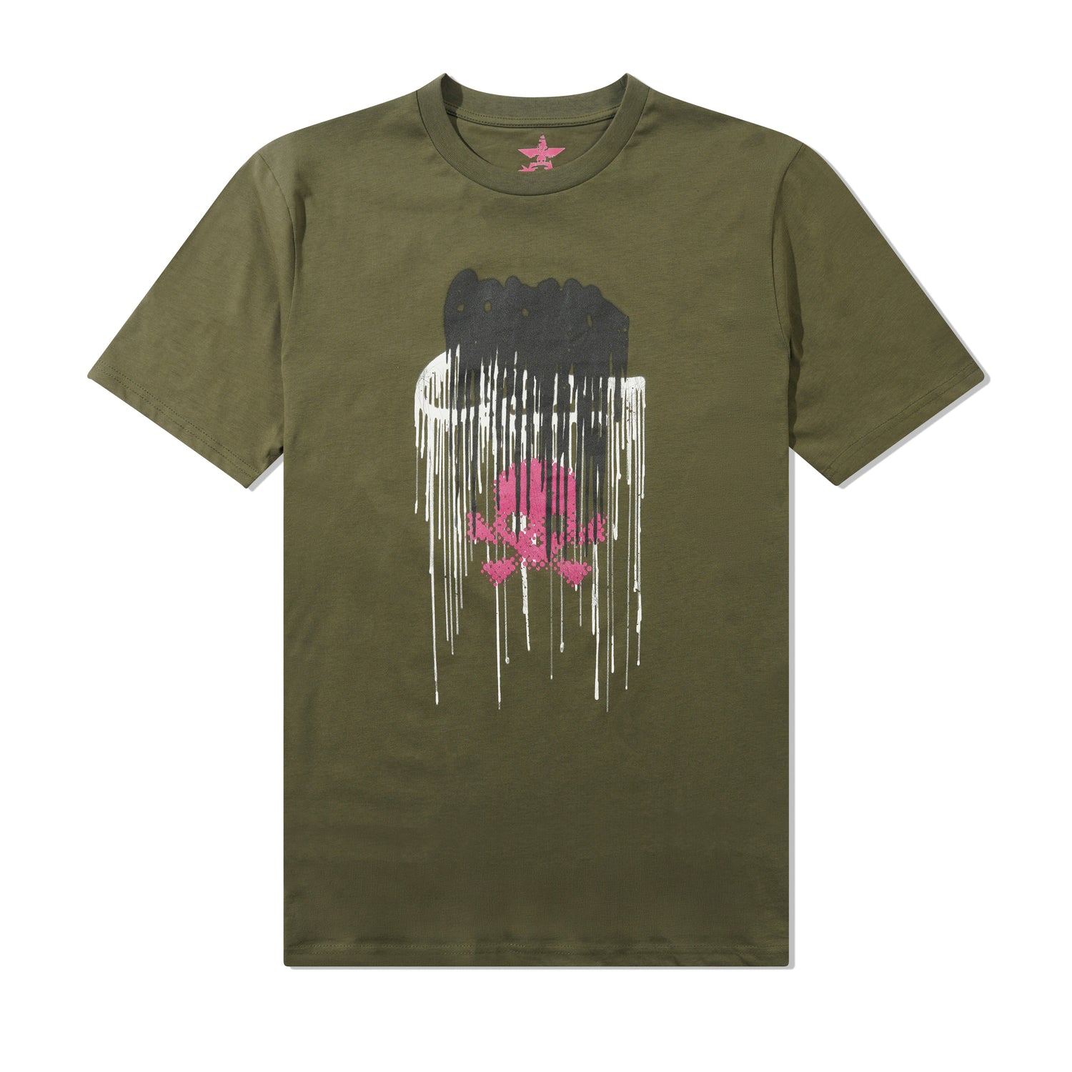 Skull Graff Tee, Army green