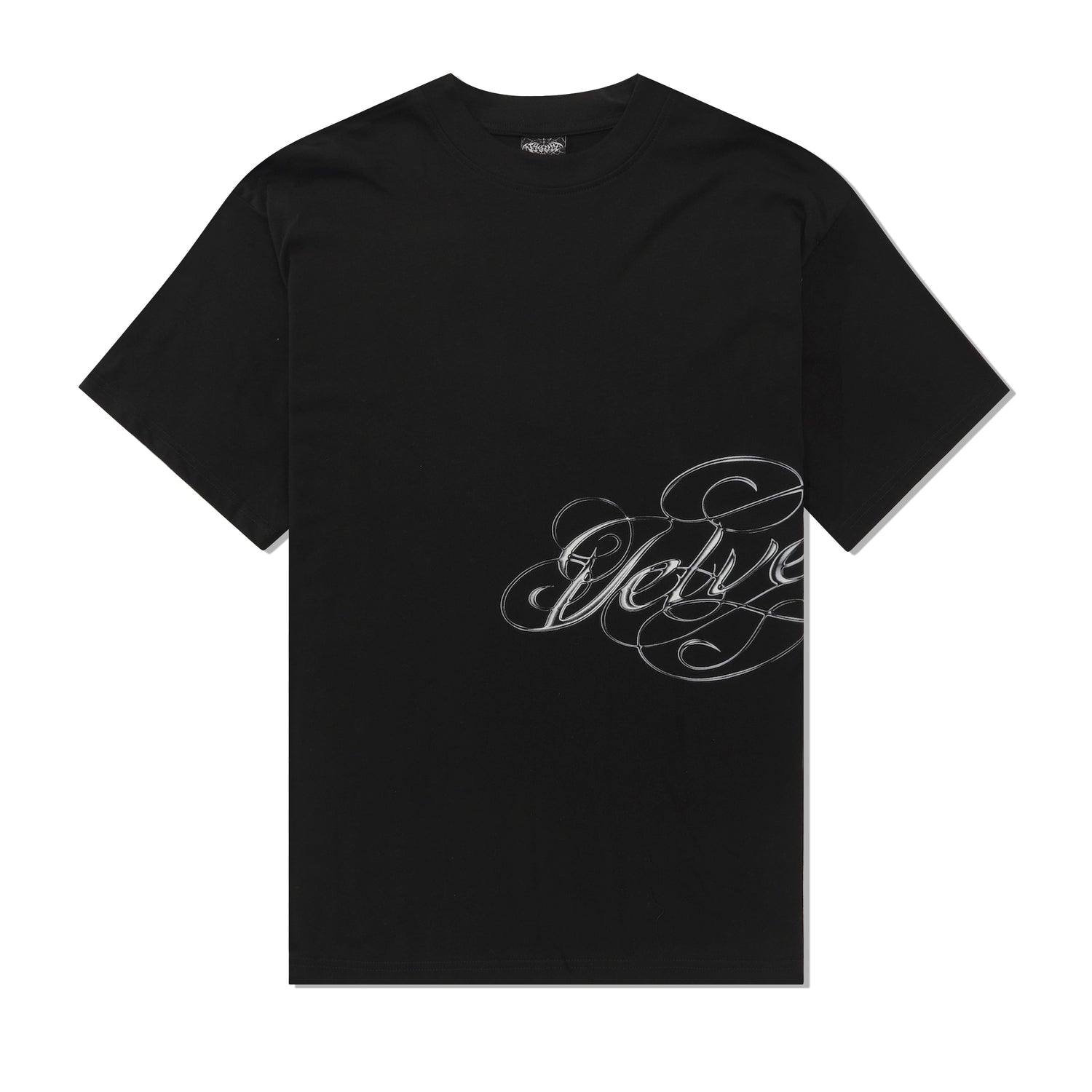 Cursive Tee, Black