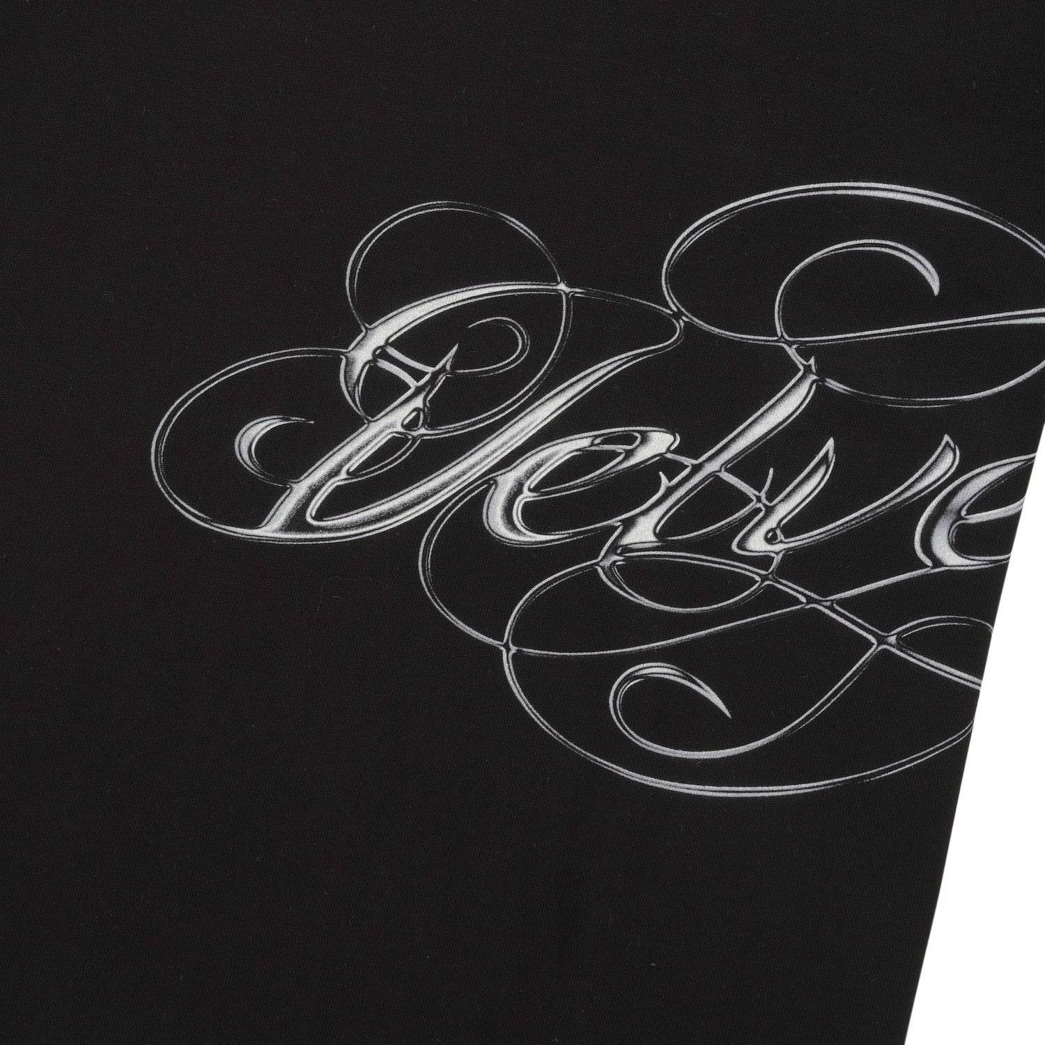 Cursive Tee, Black