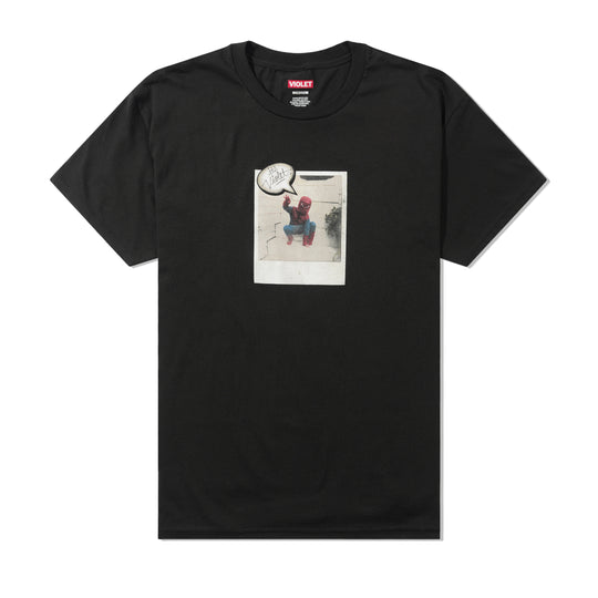 Spiderman Polaroid Tee, Black