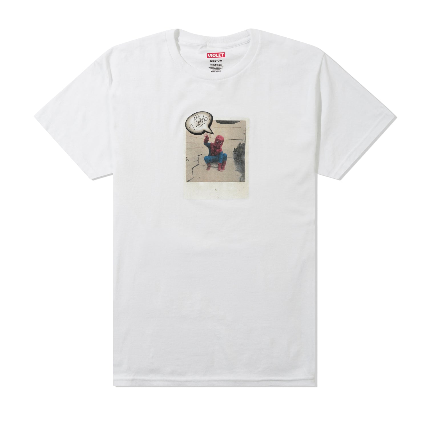 Spiderman Polaroid Tee, White