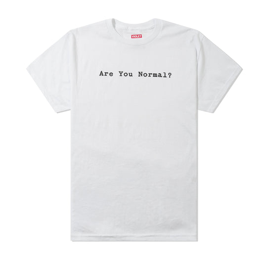 Are You Normal? Tee, White