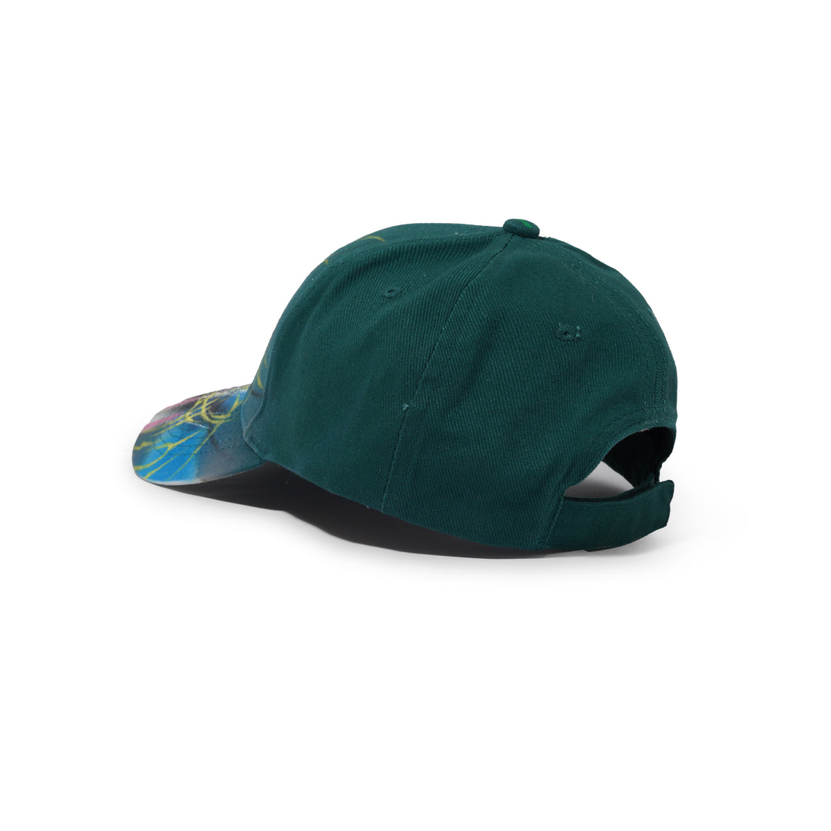 1 Of 1 Bleached / Airbrushed Hat, Army Green