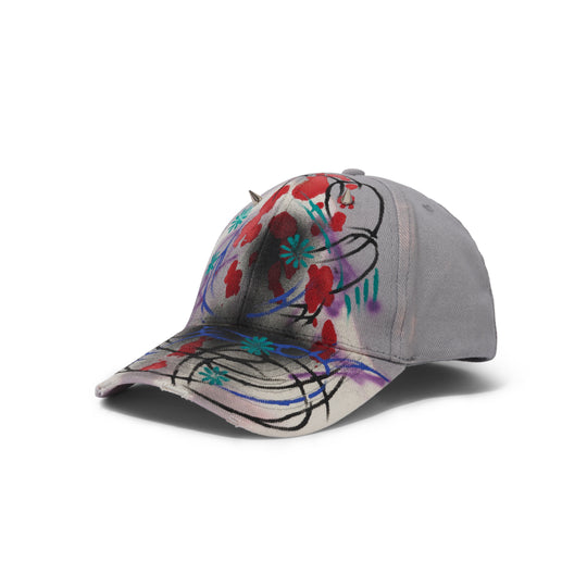 1 Of 1 Bleached / Airbrushed Hat, Grey