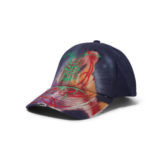 1 Of 1 Bleached / Airbrushed Hat, Navy