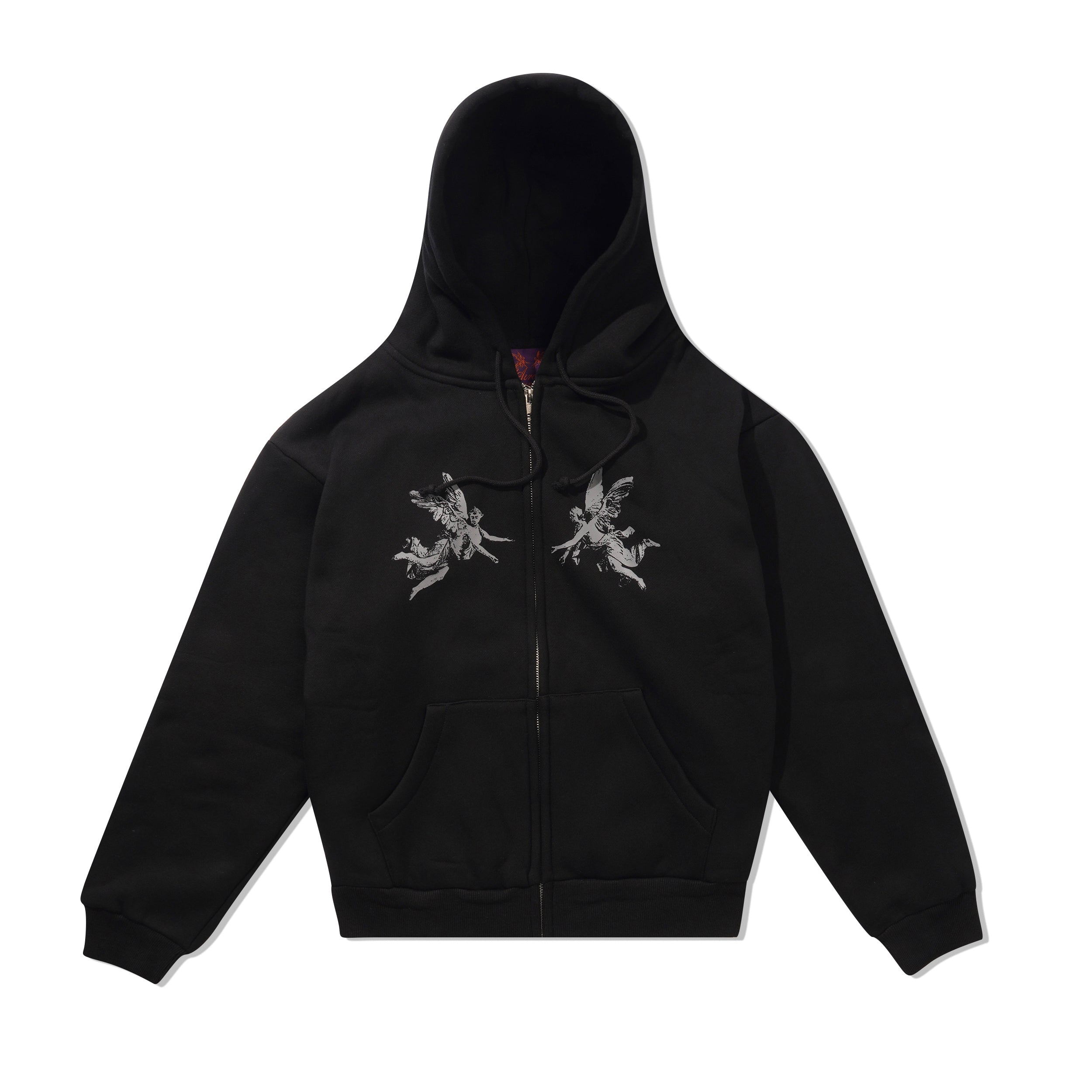 Carpet Company Spiral Zip Up Hood, Purple | Lo-Fi