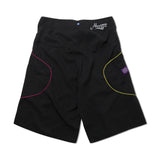 A.I Wrapped Boardshorts, Black / Yellow & Fuchsia