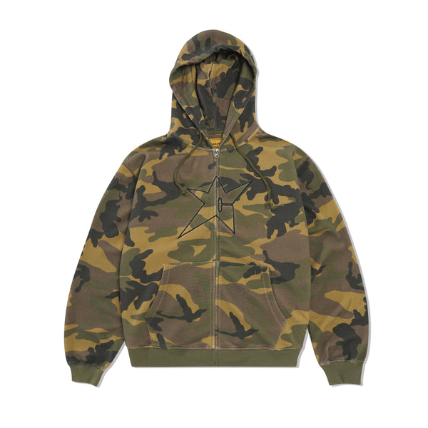 Carpet Company C-Star Thermal Zip-Thru Hood, Camo