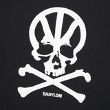 Cross Bones Tee, Black