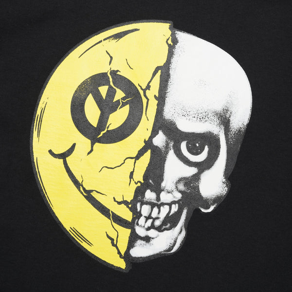 Babylon Happy Face Tee, Black