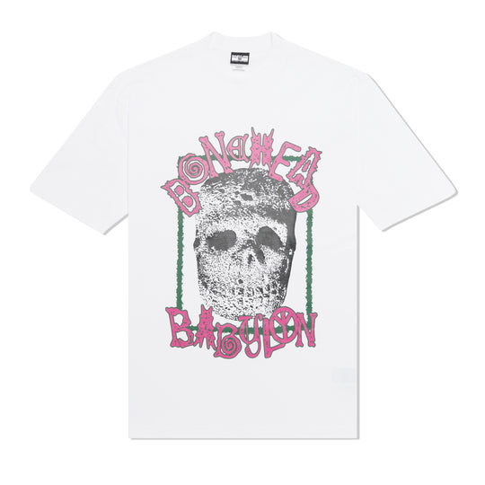 Bonehead Tee, White