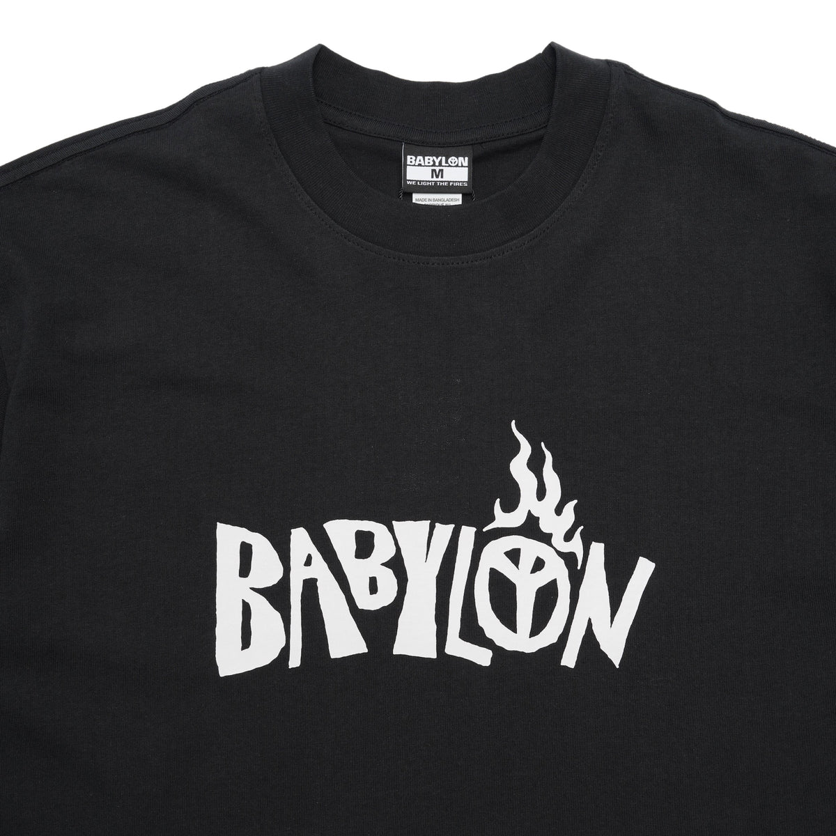 Burning Palm Tee, Black