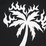 Burning Palm Tee, Black