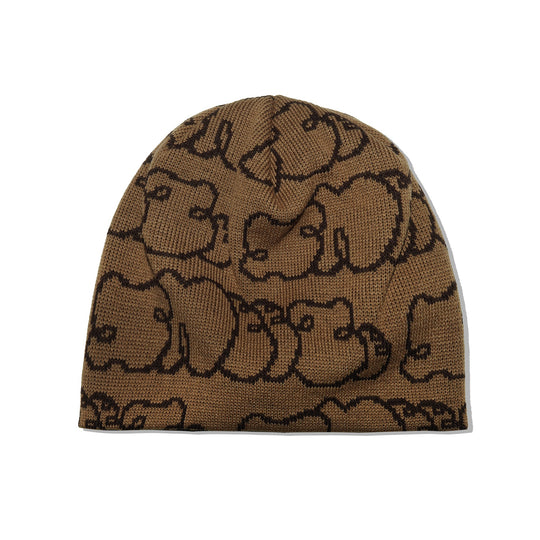 Logo Beanie, Brown