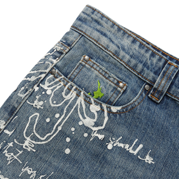 Always Do What You Should Do Waza Jeans, Washed Light Blue