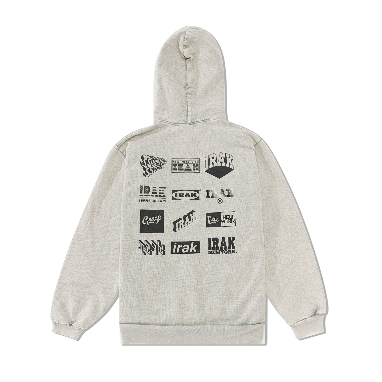 Logos Pullover, Limestone Mineral Wash