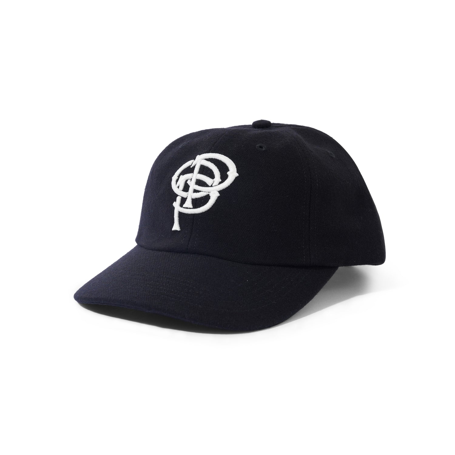 Initials Sixpanel Hat, Black