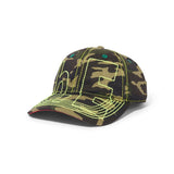 Vapor 6 Panel Hat, Drill Camo / Neon Yellow